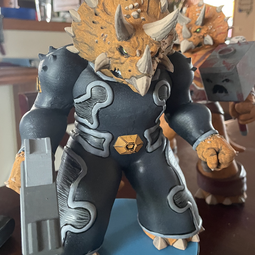🥷 Zog Triceraton (Teenage Mutant Ninja Turtle 2012)・ STL